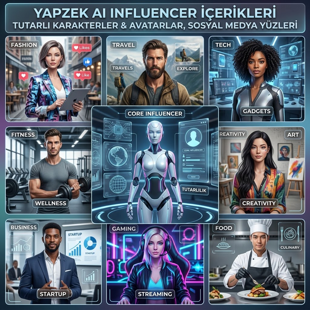 AI Influencer İçerikleri