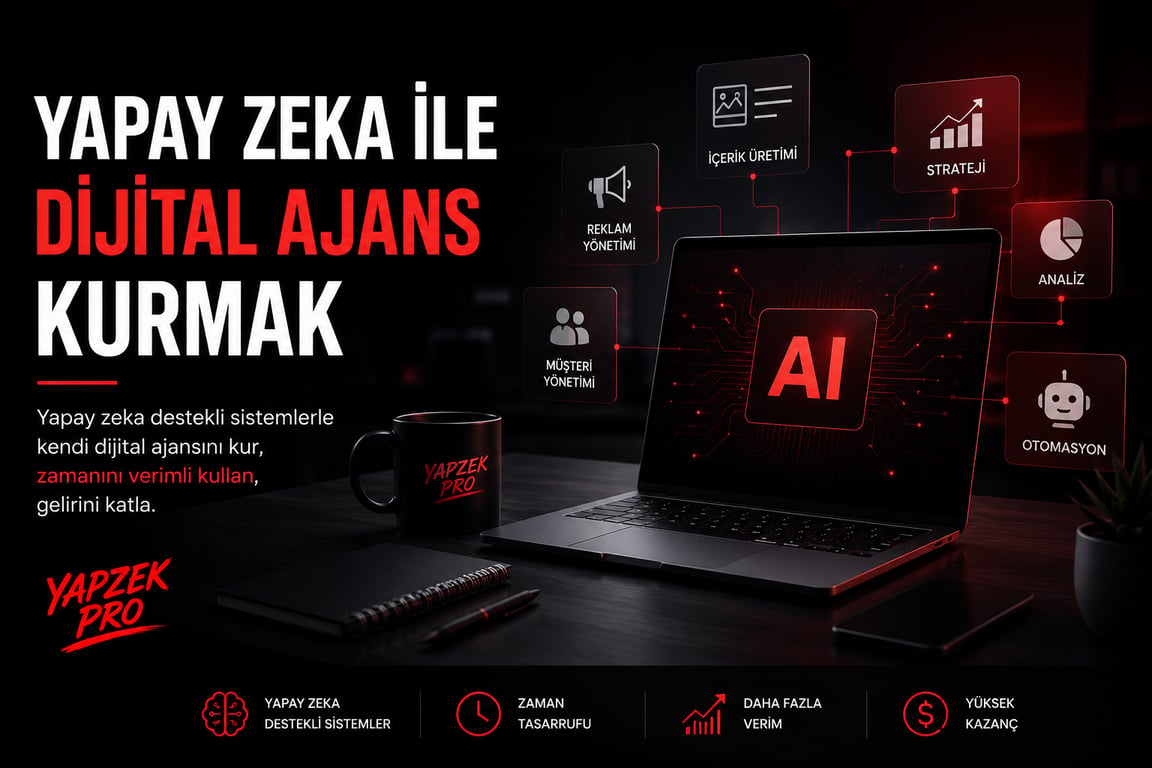 Yapay Zeka ile Dijital Ajans Kurmak: 2026'da Sıfırdan Başlayanlar İçin Rehber